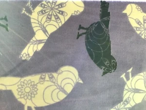 Birds purple black flannel lounge pj Pants Shorts Capri 3 6 9 12 24 2 T 3 4 5 6 - Picture 1 of 1