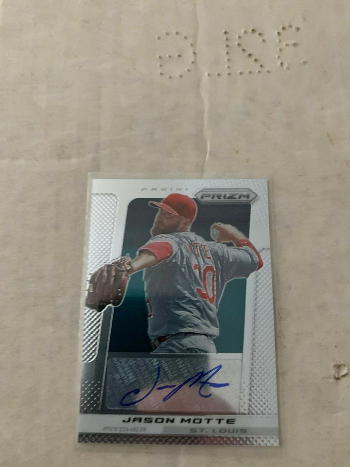 Jason Motte 2013 Prizm Auto Card #JM - Image 1 of 1