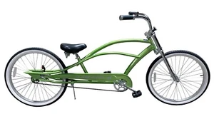 Light Green 26" Chopper Beach Cruiser Limo Bike 36 Spokes 3.0 Fat tires Bicycle - Picture 1 of 2