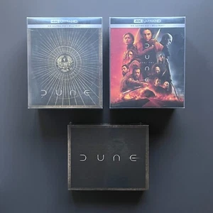 Dune + Dune: Part Two Steelbook [4K UHD+2D] One Click Boxset Manta Lab - Picture 1 of 3