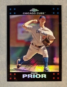 2007 Topps Chrome Baseball Refractor Mark Prior #141 Chicago Cubs