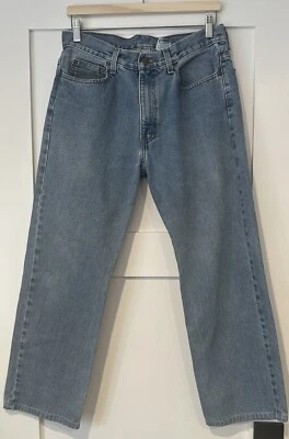 Vintage Faded Glory Jeans Mens 32 X 27 Blue Original Fit Straight Leg Denim - Image 1 of 4