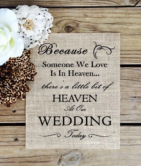 Letrero de boda de arpillera, decoración de boda, decoración de pared, letrero conmemorativo, letrero de arpillera Foto 1 de 1