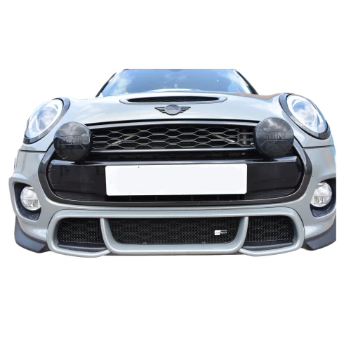 Zunsport Compatible With Mini Cooper S (with Aerokit) - Front Grill Set - Black - Image 1 of 1