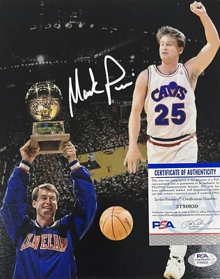 William Mark Price Cleveland Cavaliers Signed Autographed 10x8 Photo PSA COA - Image 1 of 4