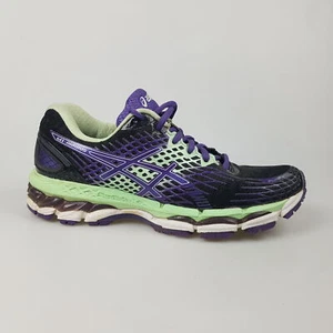 Women's ASICS 'Gel Nimbus 17' Sz 6.5 US Runners Purple Green | 3+ Extra 10% Off - Bild 1 von 9