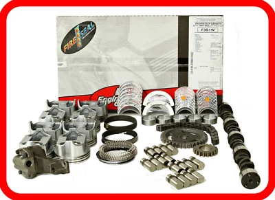 Kit de reconstrução mestre 1993-1995 Chevrolet SBC 350 5.7L 443/465 câmera com pistões planos - Imagem 1 de 4