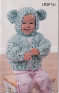 Fast Fun Quick Knit Crochet Patterns Afghans Baby Bear Jacket Hat Scarf Lamb Toy - Picture 1 of 7