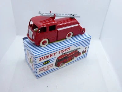 Atlas Editions FRENCH DINKY TOYS 32E Berliet Fire Engine novo na caixa com certificado de autenticidade - Imagem 1 de 4