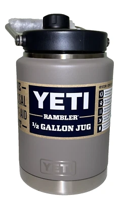 YETI Rambler 1/2 Gallon Vacuum Insulated Stainless Steel Magcap Sharptail Taupe