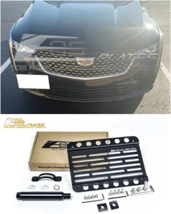 EOS Plate For 20-Up Cadillac CT4 Front Bumper Tow Hook License Mount Bracket - Picture 1 of 14