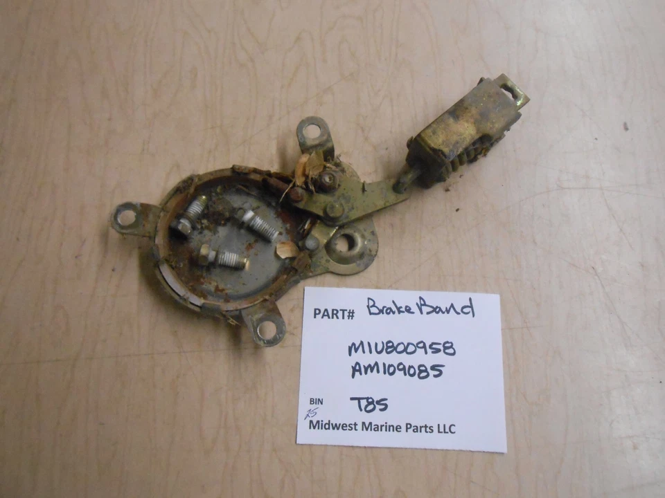 Banda de freno para cortacésped MIU800958 AM109085 John Deere OEM LX176 T85 Foto 1 de 3