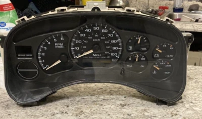 ⚡️ 1999 - 2002 SILVERADO SIERRA TAHOE INSTRUMENT GAUGE CLUSTER SPEEDOMETER - Image 1 of 4