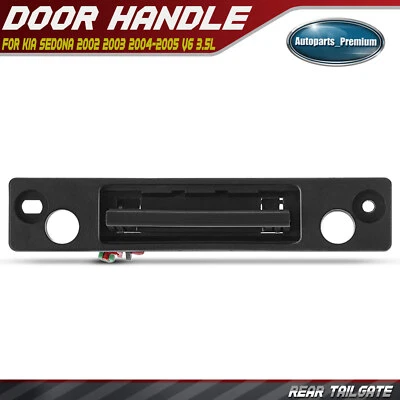 Manija del portón trasero texturizada negra para Kia Sedona 2002 2003 2004-2005 V6 3,5 L Foto 1 de 4