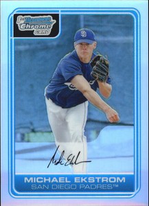 2006 (PADRES) Bowman Chrome Prospects Refractors #BC42 Michael Ekstrom /500