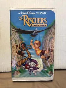 The Rescuers Down Under VHS 1991 The Classics Black Diamond Disney 1142 - Picture 1 of 7