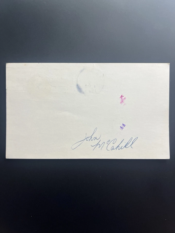 John McCahill Signed Government Postcard GPC Colorado Rockies - Image 1 of 2