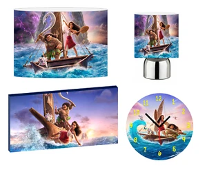 MOANA DECKENSCHIRM, TOUCHLAMPE, WANDBILD, UHR oder KONVOLUT - Bild 1 von 10