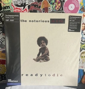NOTORIOS B.I.G. Ready To Die NEW 2LP RED/WHITE/BLACK SPLATTER VINYL W/HYPE   - Picture 1 of 4