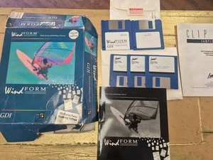 Vintage Microsoft Windform Software & Clip Art Sampler - Afbeelding 1 van 1