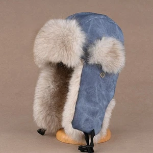 ‌‌Ushanka cappello da cacciatore invernale caldo foderato berretto con patta per le orecchie berretto da sci russo outdoor - Foto 1 di 14