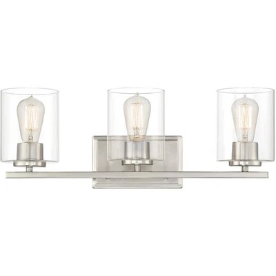 Tocador de baño Designers Fountain 93003-SP Liam platino satinado ligero Foto 1 de 3