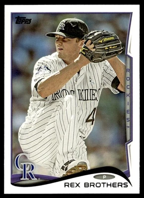2014 Topps Rex Brothers Colorado Rockies #282 - Image 1 of 2