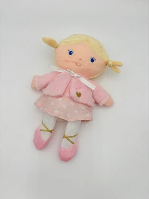 Kids Preferred Carly Doll Plush Pink Girl Blonde Heart Sweater Lovey  - Image 1 of 4
