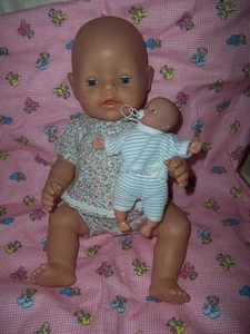 ZAPF creations BABY BORN DOLL DRINK WET - Picture 1 of 1