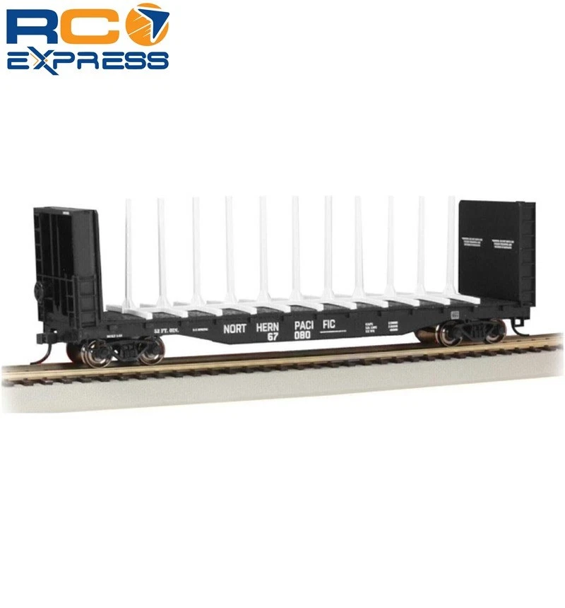 Bachmann HO 52 FlatCar NORTHERN PACIFIC #67080 BAC12904 - Image 1 of 1