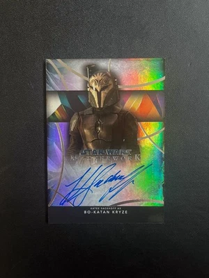 2024 Topps Star Wars Masterwork BO-KATAN KRYZE Auto On-Card /50 - Image 1 of 2