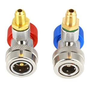 A/C Low High Quick Connector Coupler Adapter with for Refrigerant - Picture 1 of 12
