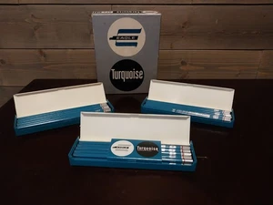 35 Eagle Turquoise Chemi-Sealed Drawing Pencils - Picture 1 of 4