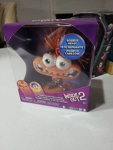 Disney Pixar ANXIETY Inside Out 2 Sammlerstück Wackelkopf Figur 4,5" Brandneu - Bild 1 von 4