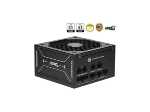 MSI MAG A650GLS PCIE5, Fully Modular Compact Gaming 650W Power Supply, 80+ Gold, - Picture 1 of 5