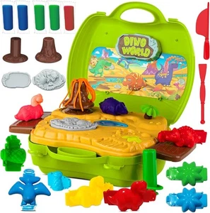 Clay Sets for Kids Ages 2-4 - Dinosaur Play Dough Set Includes 30 Pack of Clay D - Picture 1 of 10