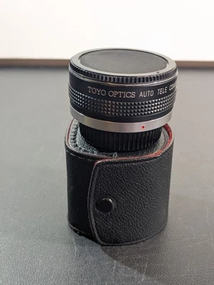 Teleconversor Pentax K Mount 2X hecho en Japón de Toyo Optics con estuche  Foto 1 de 4