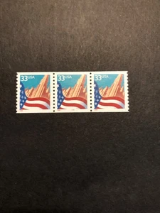 U.S. Stamps, Scott # 3280a, PNC3 # 3333, 33c City Flag, Lrg Date, Low Back #,MNH - Picture 1 of 2