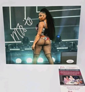 FOTO FIRMADA POR MEGAN THE STALLION STAR 8X10 JSA BOA CHICA CALIENTE VERANO - Imagen 1 de 3