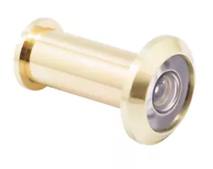 180 DEGREE DOOR VIEWER - POLISHED BRASS Peephole Door Security - Picture 1 of 2