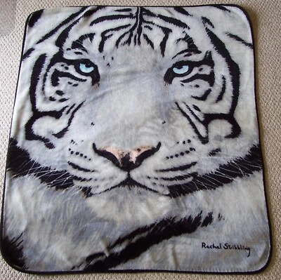 Manta Rachel Stribbling 48x56 White Face Tiger The Northwest Co Foto 1 de 4