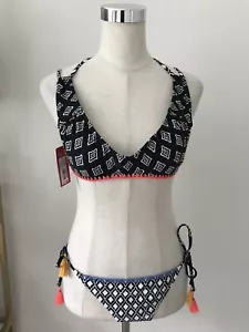 NEW Xhilaration String BIKINI 2-Pc SWIMSUIT Size S Multicolor Bathing Suit - Picture 1 of 4