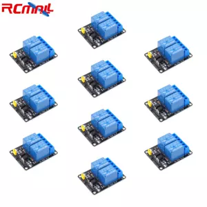 10pcs 2 Channel Relay Module 5V 10A Shield with Optocoupler for Arduino - Picture 1 of 3