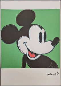 ANDY WARHOL * Mickey Mouse * signed lithograph * Kunstdruck * limited # xx/125 - Bild 1 von 10