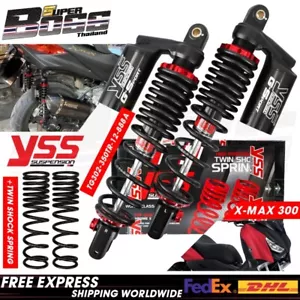 Amortiguador serie YSS G-SPORT negro 350 mm. Para YAMAHA XMAX300 23 24 25 - Imagen 1 de 8