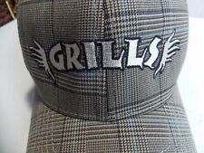 Flexfit S/M Plaid Grills Restaurant with raised Embroidery Baseball Style Hat.
