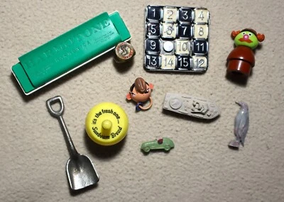 10 MID-CENTURY CHILDREN'S TOYS  MUPPETS LITTLE PEOPLE SHERLOCK H. (LOT 1 of 2) - Image 1 of 2