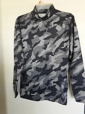 初学者迷彩印花运动长袖衬衫,尺寸 S — 第 1/3 张图片