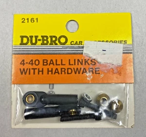 DU-BRO RC Car Accessories 4-40 Ball Links with Hardware 2161 USA - Picture 1 of 5