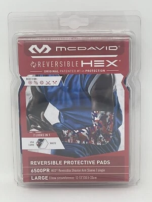 McDavid HEX® Reversible Acolchado Tirador Brazo Manga Deportes Baloncesto Fútbol Foto 1 de 2